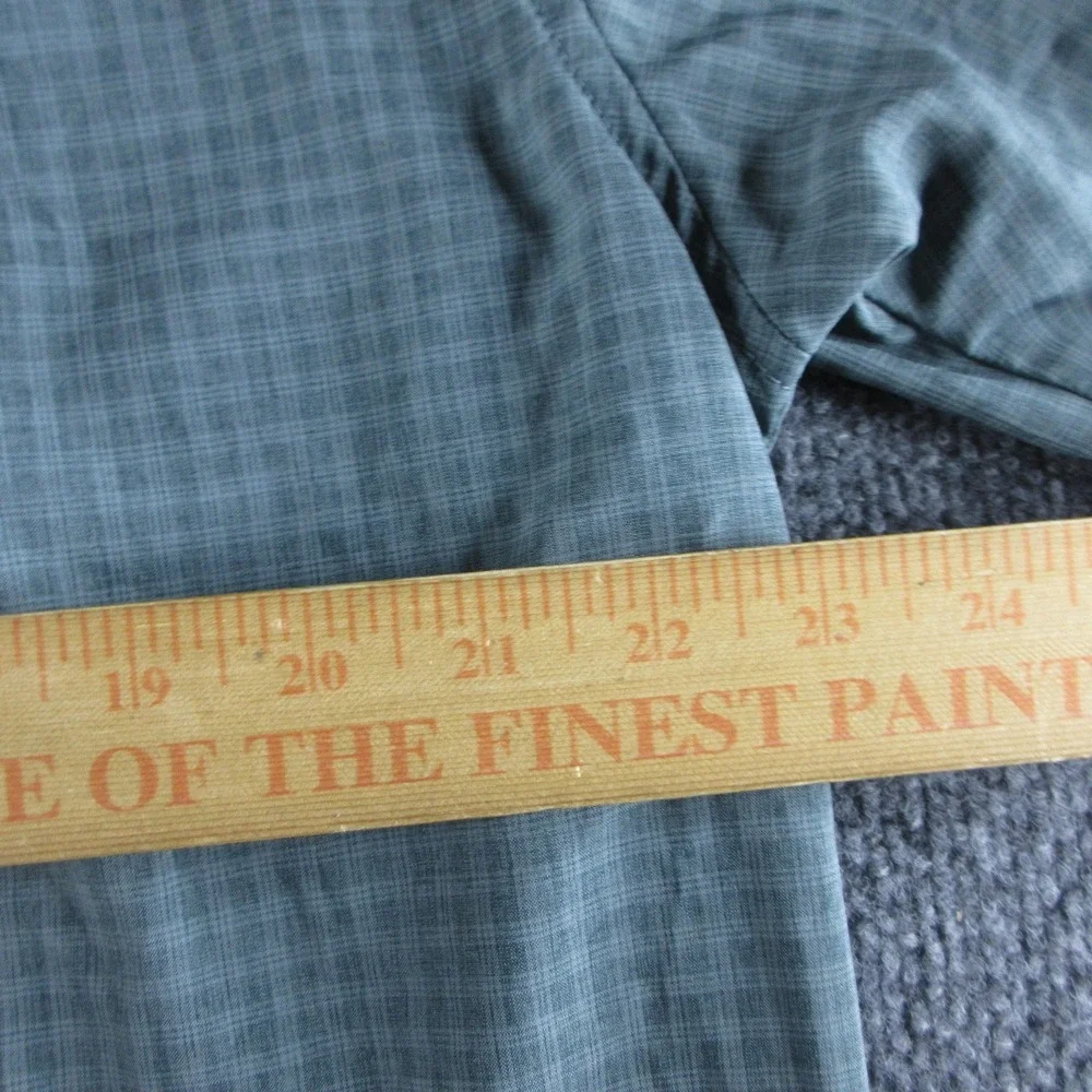 Orvis Shirt Mens L Green Check Short Sleeve Button Up Casual Outdoor Golf - Picture 7 of 9
